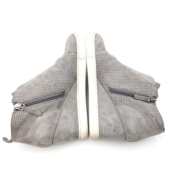 Linea Paolo Anna Designer Wedge Sneaker Bootie Women's Rock Suede Size US9M - Picture 5 of 13